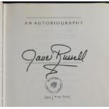 Celebrity autograph, Jane Russell, signed book, Autobiography First edition 1986 signed to title