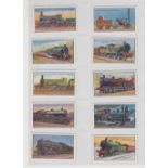 Cigarette cards, Phillip's, Railway Engines (set, 25 cards) (gd/vg)