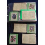 Tobacco Silks, Wix, Kensitas Flowers, 1st Series, 'M' size, (series Biii, outside 'more'), set of