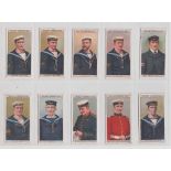 Cigarette cards, Wills, Naval Dress & Badges (set, 50 cards) (mostly gd)