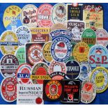 Beer labels, a selection of 31 UK pre-contents labels, various shapes, sizes and brewers, inc. T B