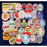 Beer labels, a further selection of 31 UK pre contents labels including Cairnes Ltd, Drogheda Vat 25