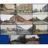 Postcards, Surrey, Thornton Heath, 11 cards inc. 8 RP's mainly street scenes inc. State Cinema, Tram