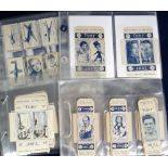 Cigarette cards, Carreras, Turf Slides, a mixed collection of cut and uncut slides from various