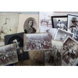 Ephemera, Boer War, Military. 17 photographs to include some Cabinet Cards of soldiers in uniform,