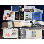 Coins & Stamps, Royal Mint 1983 UK uncirculated coin collection, also 1984 St Helena and Ascension