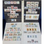 Stamps, Isle of Man, 2 stockbooks containing a collection of QE2 issues all unmounted mint,
