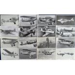 Postcards, Aviation, a collection of 25 cards published by Valentines showing various Aircraft