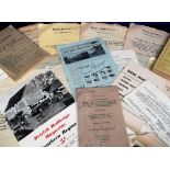 Ephemera, Railways. Mixed railway ephemera 1930s to 1960s to include instruction booklets and