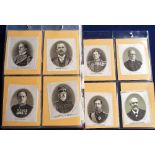 Tobacco Silks, Phillips, Great War Leaders (sepia, set 25 cards, plus 13 duplicates), plus