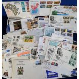 Stamps, a collection of 190+ world covers, 1950s - 1990s, inc. Commonwealth Islands, United