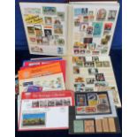 Stamps and Poster Stamps, mixed world selection inc. a few Guernsey presentation packs, some