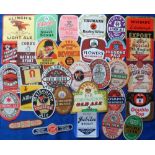 Beer labels, a further selection of 30 UK labels and 2 stoppers including Melbourne Brewery Leeds,
