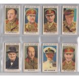 Trade cards, Lingford, British War Leaders, (set, 36 cards) (vg)