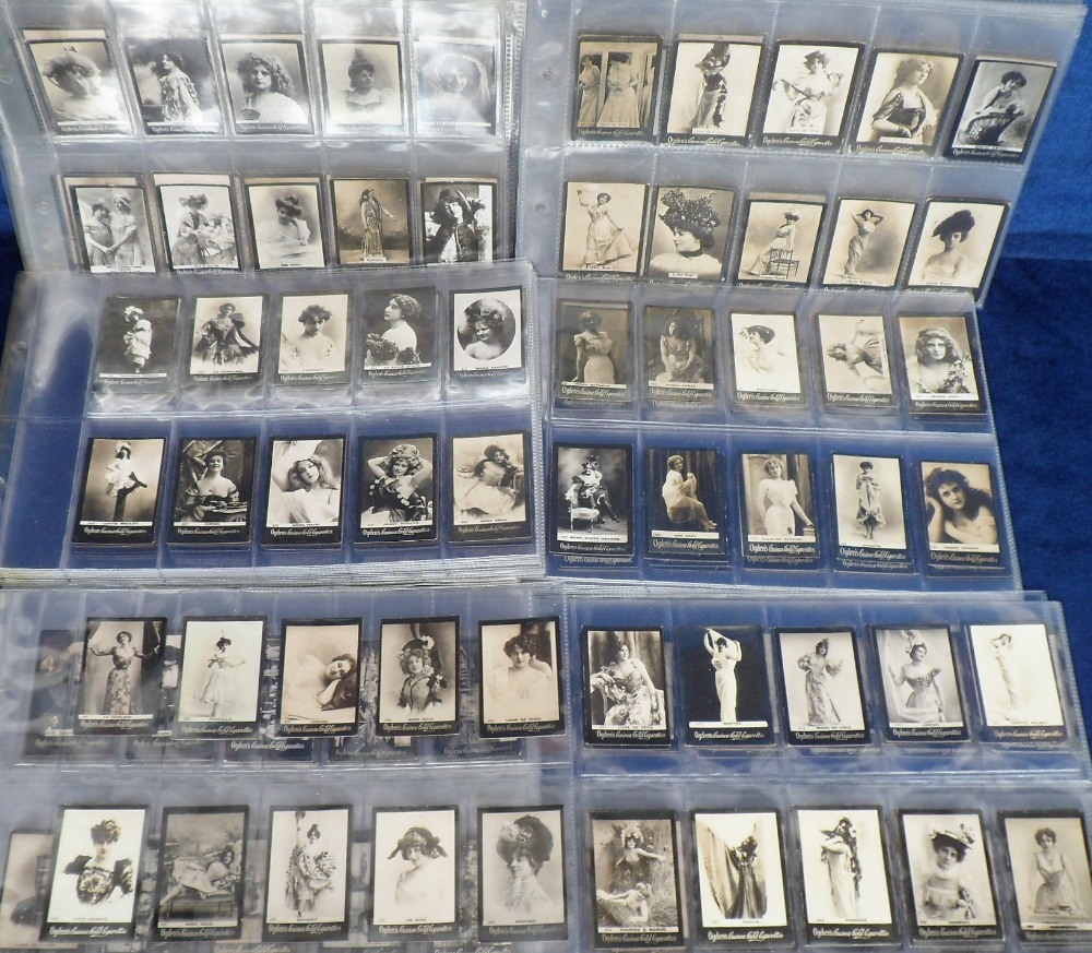 Cigarette cards, Ogden's, a large quantity of Guinea Gold cards in sleeves mostly Actresses (100'