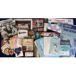 Sport, a mixed selection of items inc. 14 Manchester City Football programmes inc. homes v Newcastle