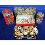 Collectables, Tins. Victory V shop display tin circa 1920 (from the era when they contained ether,
