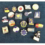 Collectable badges, a collection of 19 enamelled Butlin's badges, 1950's/60's inc. Ayr 1961 &