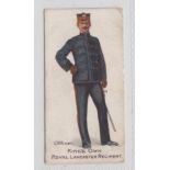 Cigarette card, Wholesale Tobacco Co, Army Pictures (Home & Colonial Regiments), type card, '