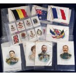 Tobacco Silks, mixed selection of silks, various sizes, mostly Phillips issues inc. Flags,
