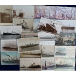 Postcards, Shipping, White Star Line, a selection of 20+ cards, RP's, printed and artist-drawn