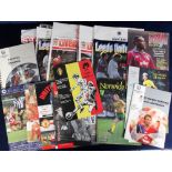 Football, collection of European and Champions League related programmes, booklets & team sheets,