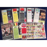 Trade cards, A&BC Gum, Football, World Cup Posters, 'E' size (set, 16 posters) (folds but gen gd/vg)