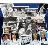 Tennis, press photographs, a large collection of colour and b/w photographs, mostly 1980's