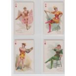 Cigarette cards, USA, Moore & Calvi, Beauties, playing card inset, Set 2 'X' size (set, 53 cards) (