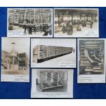 Postcards, Croydon, Visco Engineering Co, 6 RP's showing interior and exterior views of works and