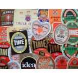 Beer labels, a mixed selection of 26 labels, including 16 Irish, various shapes and sizes, including