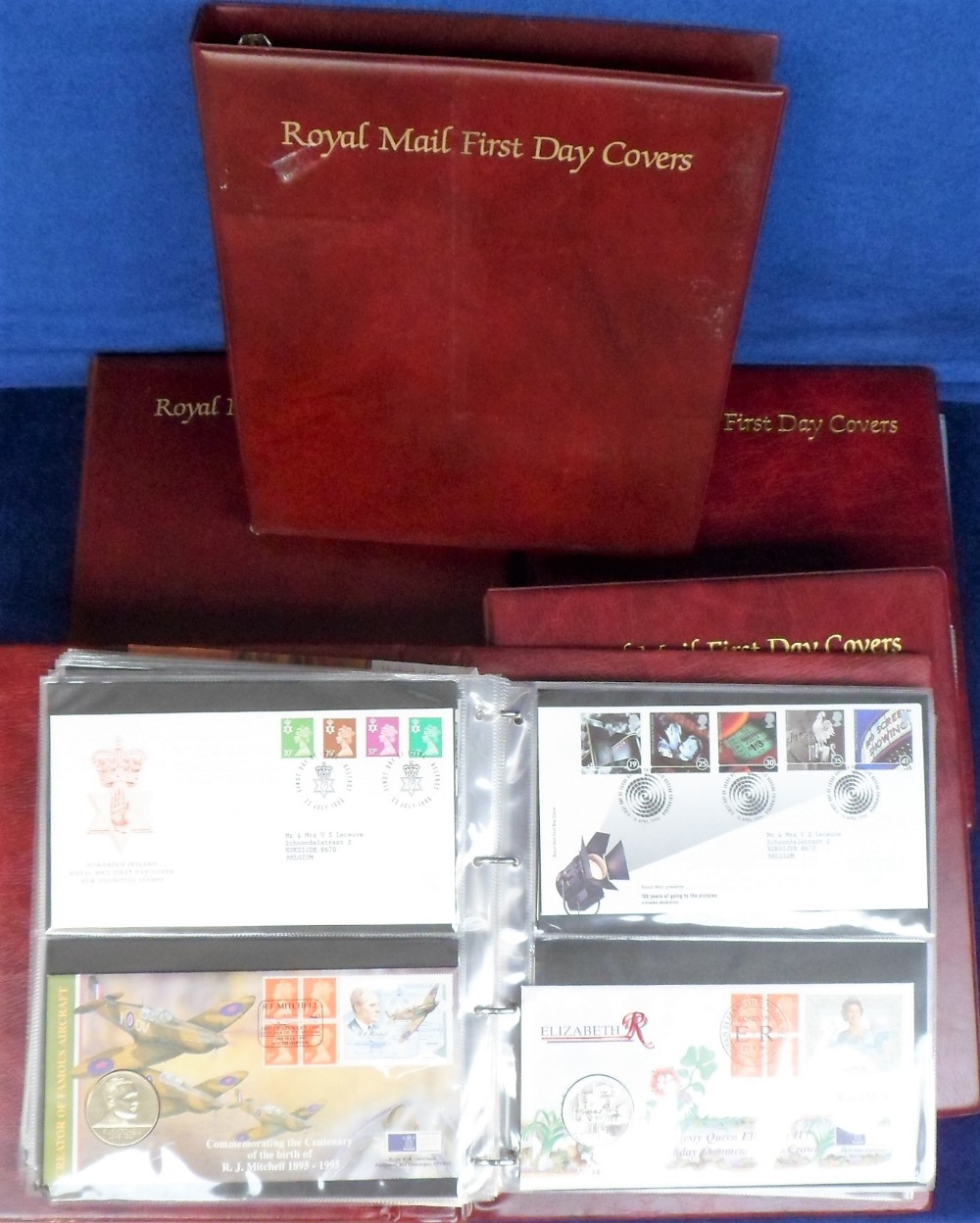 First Day Covers, comprehensive collection of GB First Day Covers contained in 6 Royal Mail
