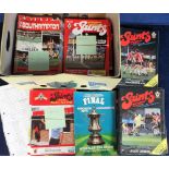 Football Programmes, Southampton FC, collection of 300+ home programmes, 1975/6 onwards inc. League,