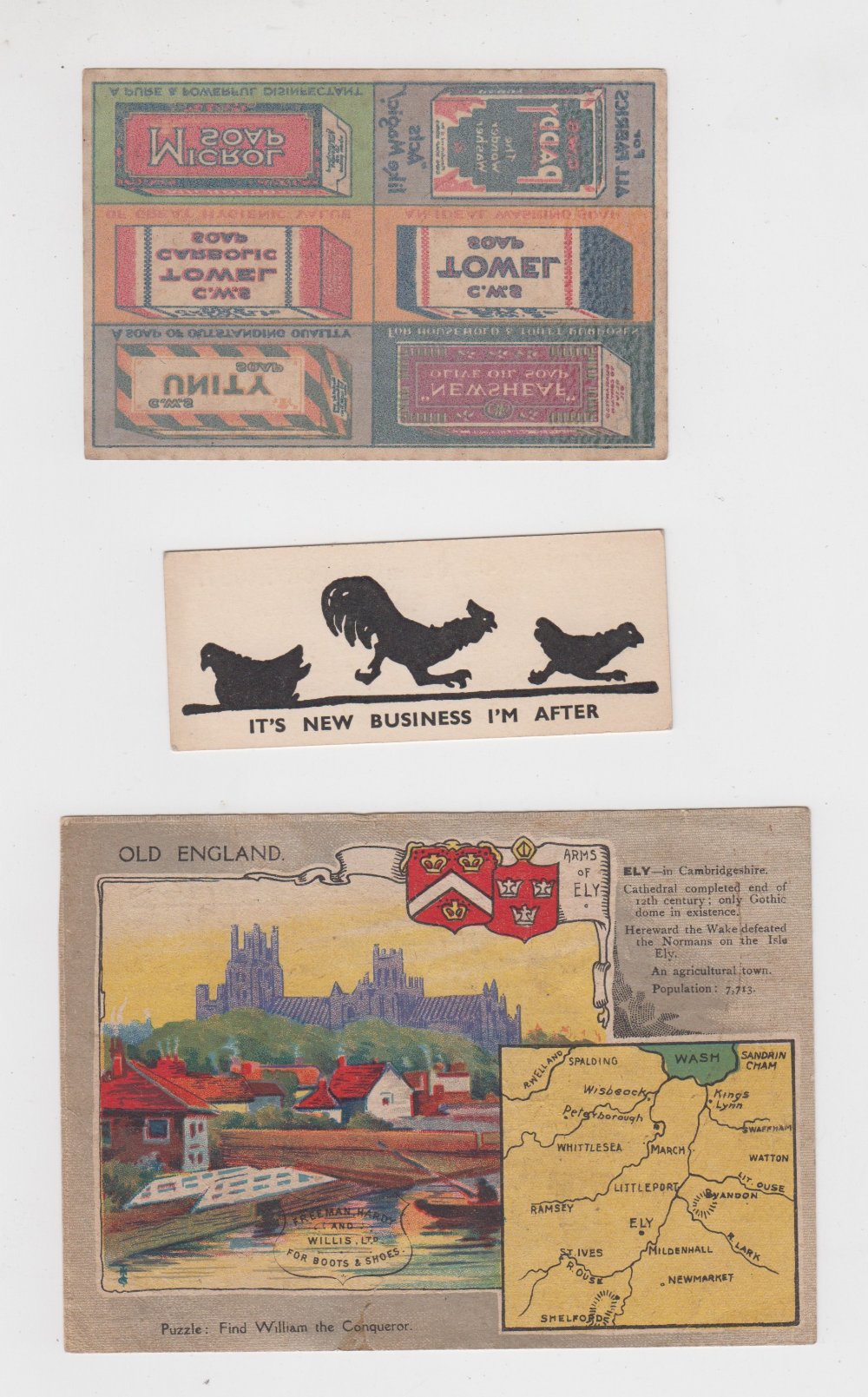 Trade cards, a collection of 10 advertising cards, various sizes inc. Pascall's Christmas Stocking - Image 2 of 3