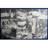 Postcards, a collection of 28 b/w printed cards showing the consecration of Middlesbrough
