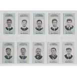 Cigarette cards, Cope's, Noted Footballers (Clips, 120 Subjects), Neath, 10 cards, nos 101-110
