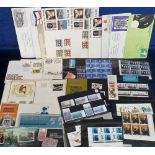 Stamps, small collection of stamps on stockcards, in blocks, also covers and a few presentation
