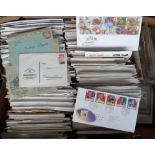 First Day Covers, a large collection of mostly GB First Day Covers, QE2 period, mixed typed and