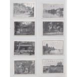 Cigarette cards, China, Yung Shing, Views of China, 'M' size, b/w cards (set, 10 cards) (gd)