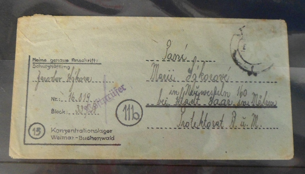 Postal History, Nazi Germany, collection of covers, letter cards, envelopes, postal receipts and - Image 3 of 5