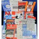 Football programmes, selection, 1950's (16), 1960's (33) & 1970's onwards (approx. 100) inc.