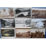 Postcards, North West England, a collection of approx. 190 cards, RP's and printed, from Lancashire,