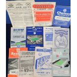 Football programmes, Cardiff City aways, 12 away match programmes, all 1955/56, Aston Villa (