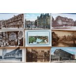 Postcards, Warwickshire, a collection of approx. 240 cards, RP's and printed, various locations inc.