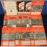 Football programmes, Swindon Town, 1950's homes programmes (26) inc. Morton Fr 52/3, Crystal