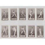 Trade cards, Gallaher, Famous Cricketers (set, 100 cards) (gd)