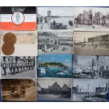 Postcards, Foreign, a collection of 80+ cards, mostly printed, various locations inc. Great Salem