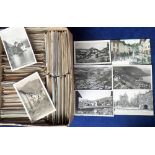 Postcards, Foreign, a mixed age assortment, early 1900's to 1950's of approx. 1100 cards, mainly