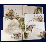 Ephemera, Printers Proofs/Samples. 15+ printers proofs of Victorian writing paper with decorated