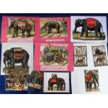 Ephemera, Scraps. 8 scraps relating to the sad story of Jumbo the elephant who was born in Africa